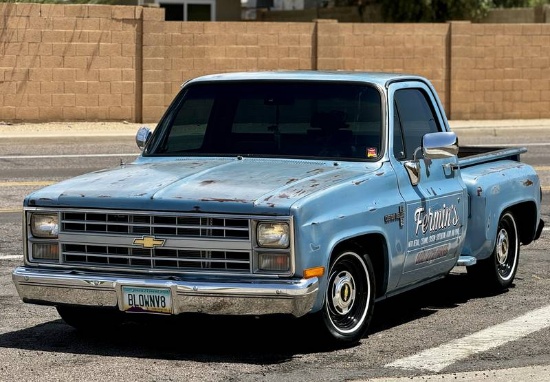 1984 Chevrolet C/K 10 Custom Deluxe 2 Door Short Bed Stepside Pickup Truck
