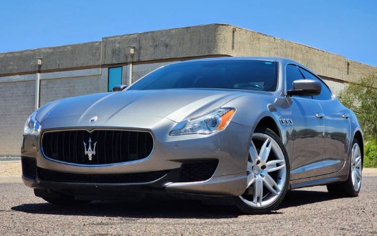 2015 Maserati Quattroporte S Q4 Twin Turbo-Charged All Wheel Drive 4 Door Sedan