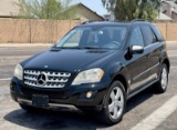 2010 Mercedes-Benz M-Class ML 350 4MATIC 4 Door SUV