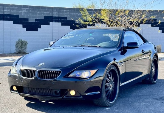 2006 BMW 6 Series 650i 2 Door Convertible