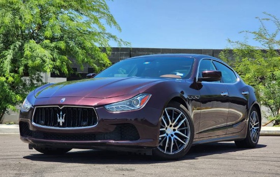 2014 Maserati Ghibli S Q4 Twin-Turbo All Wheel Drive 4 Door Sedan