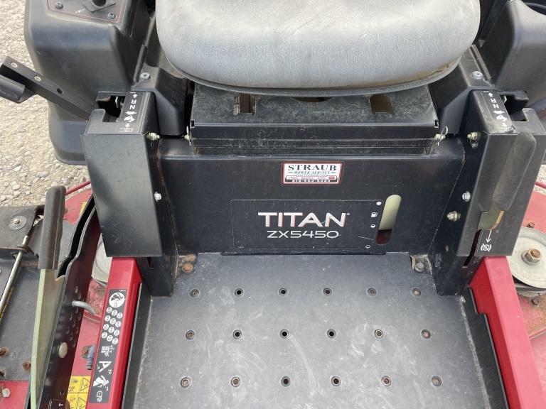 2011 Toro ZX5450 Zero Turn Mower | Proxibid