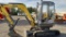 2017 Wacker Neuson EZ38 Mini Excavator