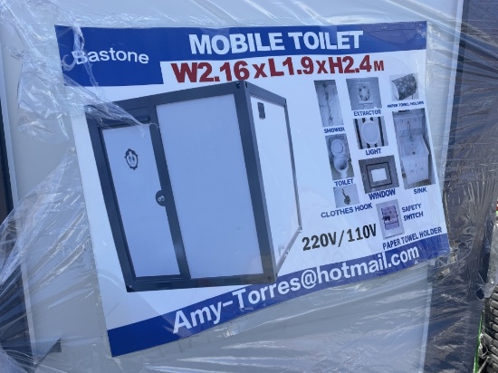 2023 Bastone Mobile Toilet, Sink and Shower