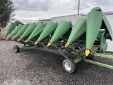 2004 John Deere 893 corn head and wagon