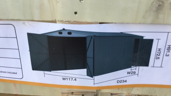 New 2025 Portable Metal Shed