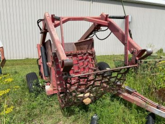 pull type rock picker