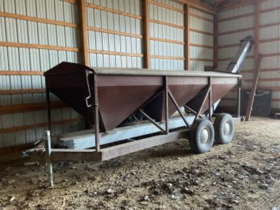 Homemade Tandem axle seed tender