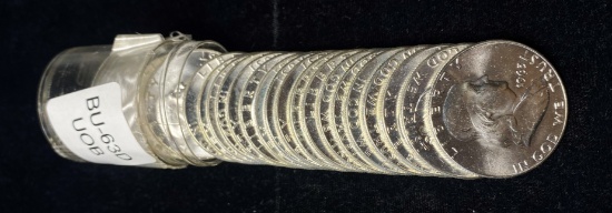 Roll (20) BU-63D Franklin Half Dollars