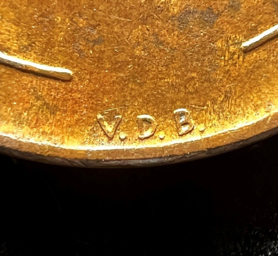 V.D.B. 1909 Lincoln One Cent Circ.