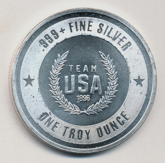 1896 United States Olympic Team 1 ozt Silver