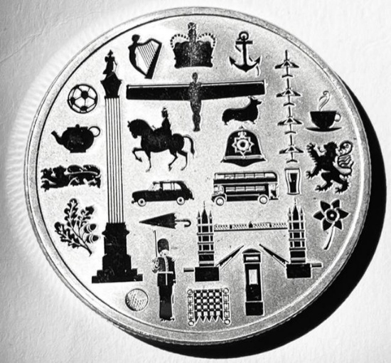JBR Recovery LTD Icons of Britain Series 1 oz .999 Fine Silver Round