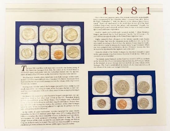 1981 Uncirculated U.S. Mint Set (13-coins)