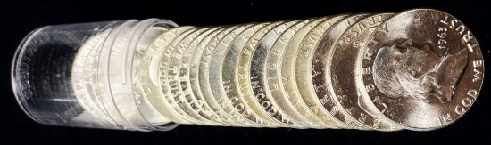 Roll (20) BU-63P Franklin Half Dollars