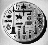 JBR Recovery LTD Icons of Britain Series 1 oz .999 Fine Silver Round