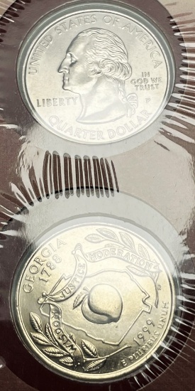 Ratified Constitution 1999 U.S. Quarters (2-coins)