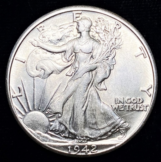 1942 Walking Liberty Half Dollar MS63