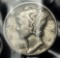 Littleton 1943-D Mercury Silver Dime Average Circulated