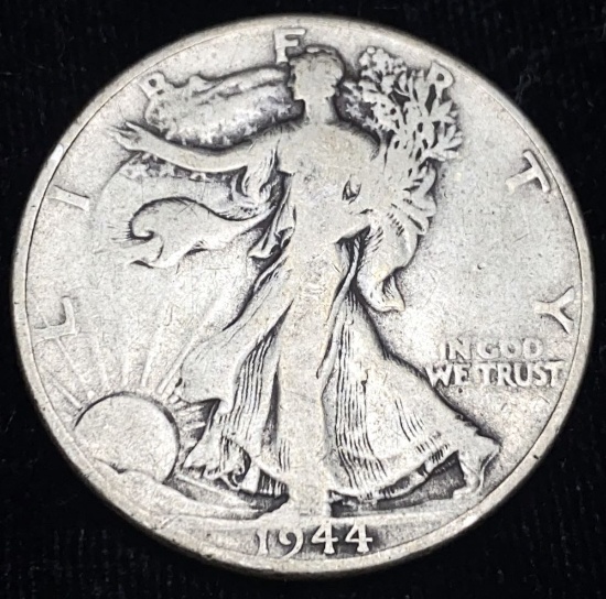 1944 Walking Liberty Half Dollar Fine
