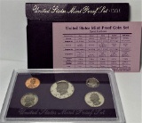 1991 United States Mint Proof Set (5-coins)