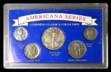 Americana series 1928-1943 (5-Coin Set) Some Silver