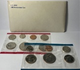 1980 United States Mint Uncirculated Set (12-coins)