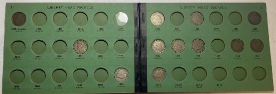 1883-1912 Liberty Head Nickel Set (Incomplete)