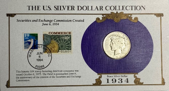 1934-D Peace Silver Dollar Collection