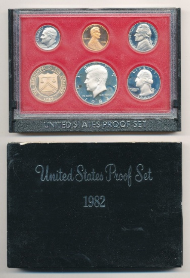 1982 U.S. Proof Set (6-coins)