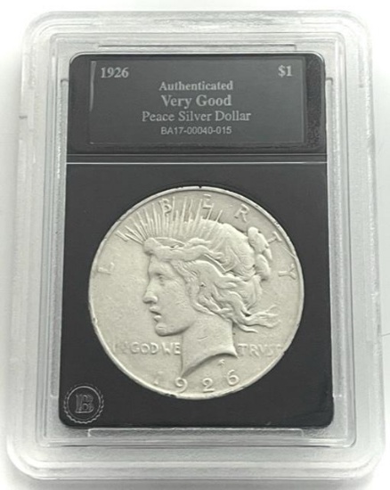 1926 Peace Silver Dollar (Very Good)