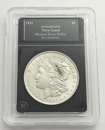 1921 Morgan Silver Dollar (Very Good)
