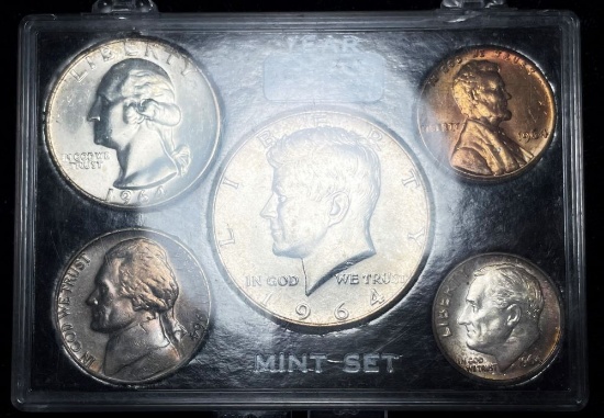 (5-coins) 1964 Mint Set