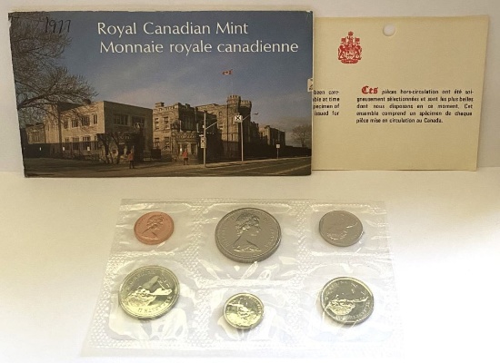1977 Royal Canadian Mint Proof Set (6-coins)