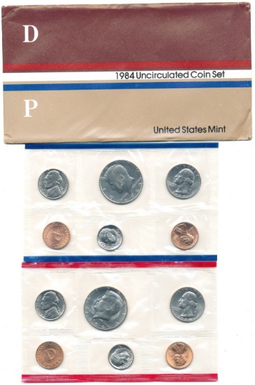 1984-D/P United States Mint Set (12-coins)