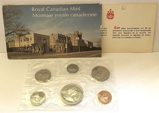 1975 Royal Canadian Mint Proof Set (6-coins)