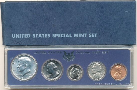 1966 United States Special Mint Set (5-coins)