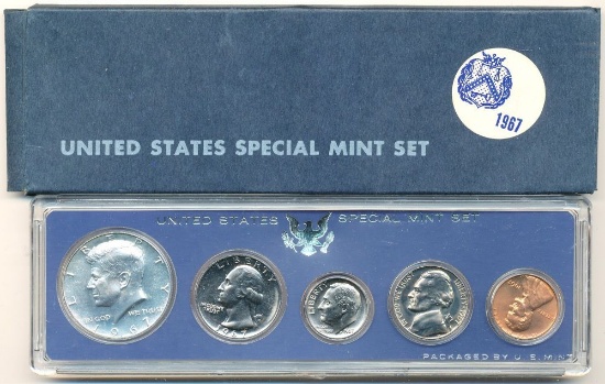 1967 United States Special Mint Set (5-coins)