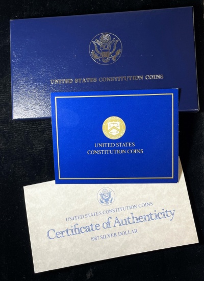 1987 United States Proof Constitution Silver Dollar