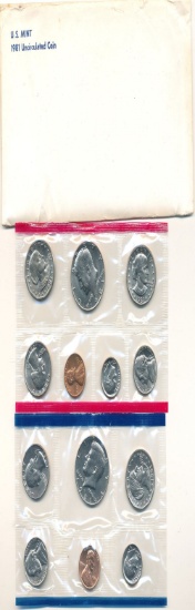 1981 United States Mint Set (13-coins)