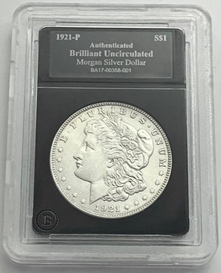 1921 Morgan Silver Dollar (BU)