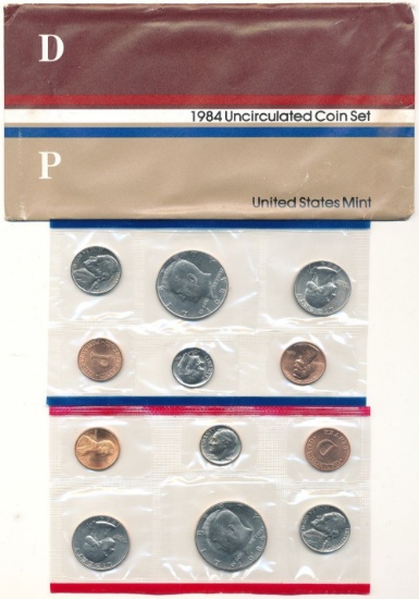 1984-D/P United States Mint Set (12-coins)