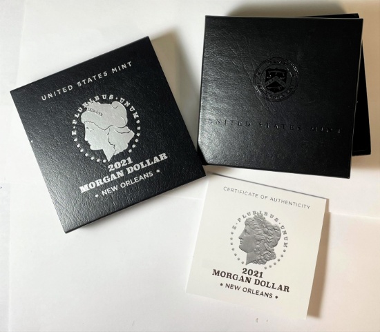 2021 New Orleans Morgan Silver Dollar OGP