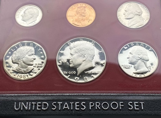 1981 United States Proof Set (6-coins)