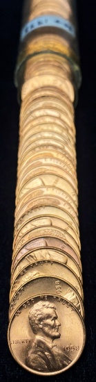Roll (50-coins) 1958 Lincoln Cent BU