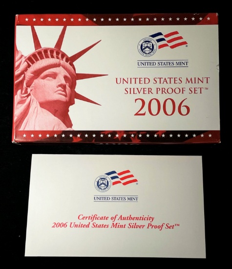 2006 United States Mint Silver Proof Set (10-Coins)