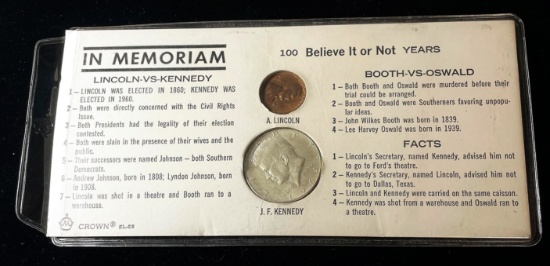 1964 Silver JFK/1964 D Lincoln Cent Set