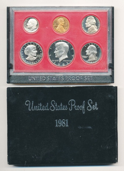 1981 U.S. Proof Set (6-coins)