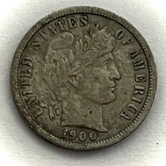 1900-S Seated Liberty Silver Dime