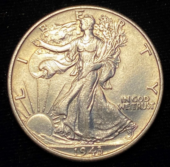 1943 Walking Liberty Half-Dollar XF/AU