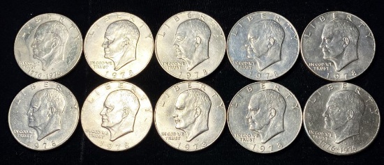 1978 Eisenhower Ike Dollar (10-Coins)